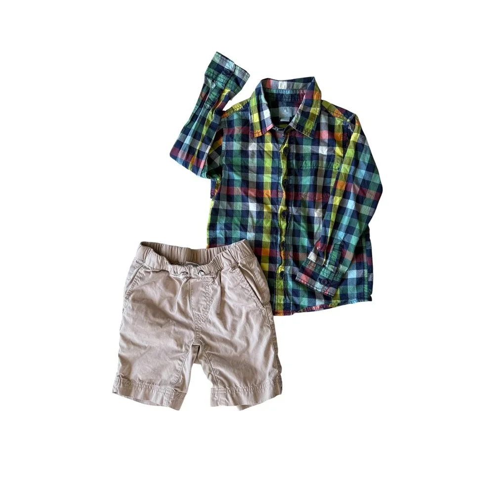 Boys 4T bundle lot Hanna Andersson  Old Navy Mick & Mack spring summer